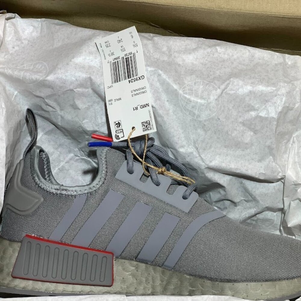 Adidas originals, NMD_R1, Men #5.5, Grey